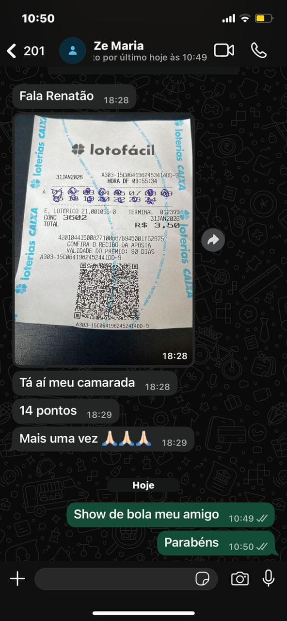 Mensagem de usuário 3