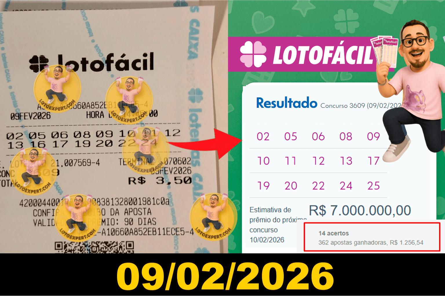 Print de resultado enviado por cliente