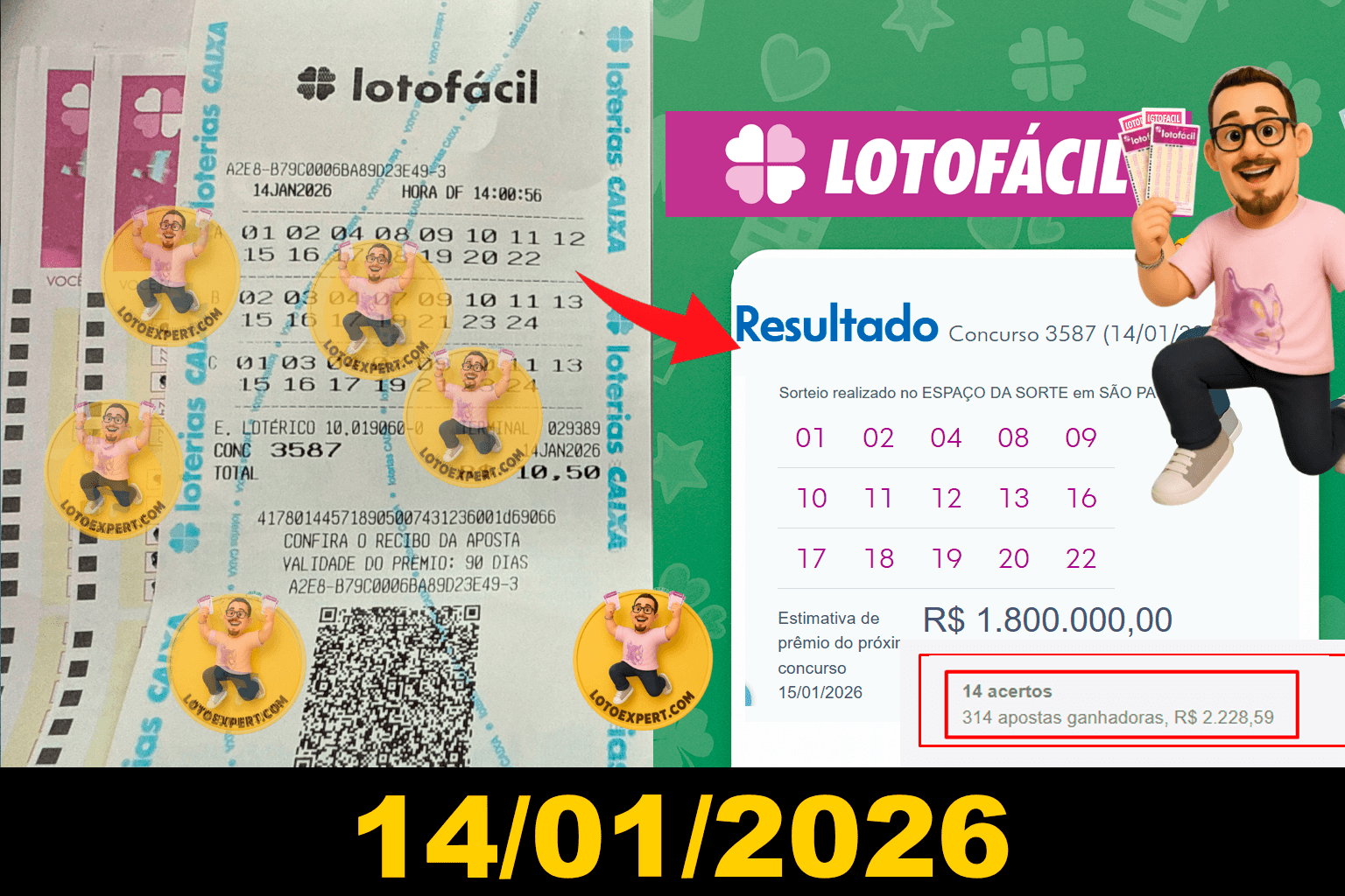 Print de resultado enviado por cliente