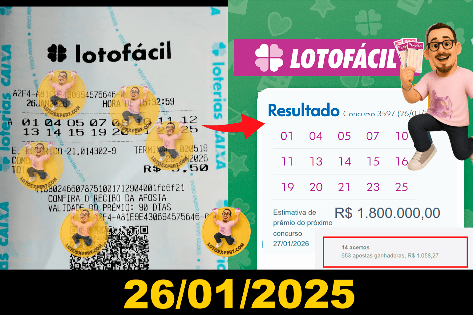 Print de resultado enviado por cliente