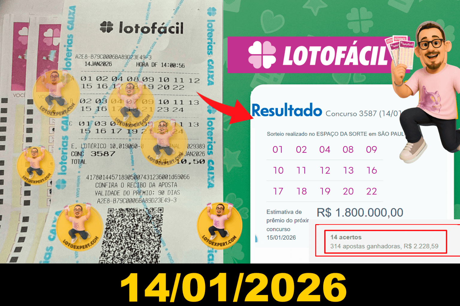 Print de resultado enviado por cliente