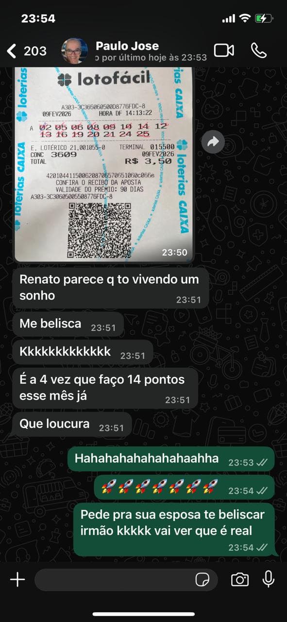 Print de resultado enviado por cliente